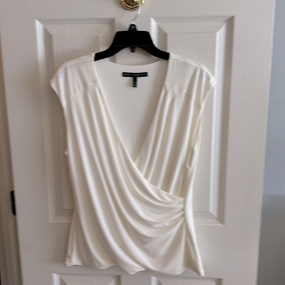 Tops - WHBM cream blouse